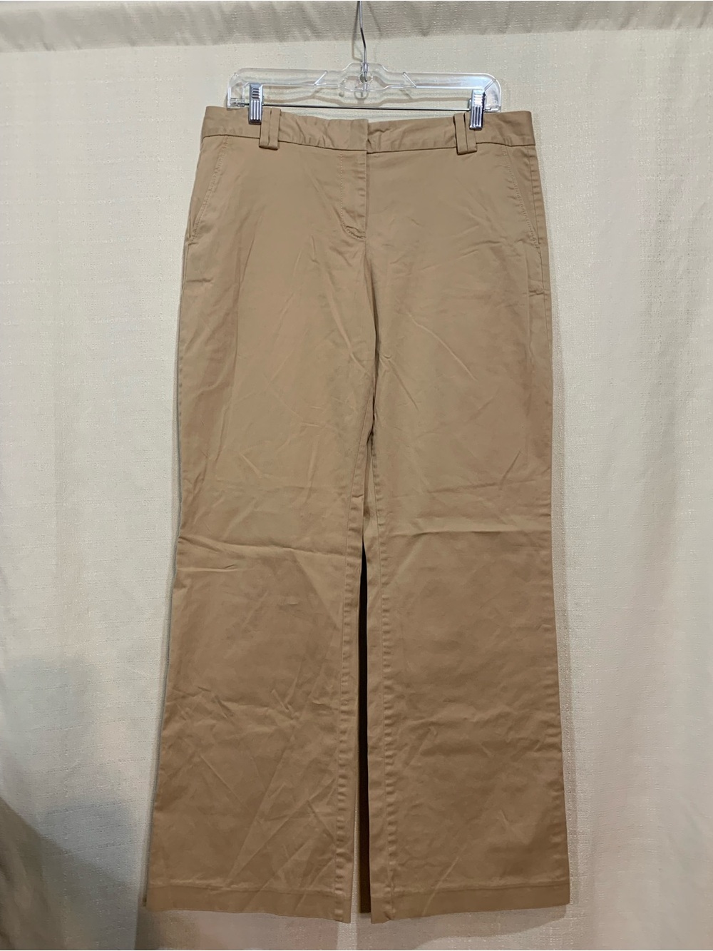 LOFT Wide-Leg Khaki Trousers in Tan  a2/55